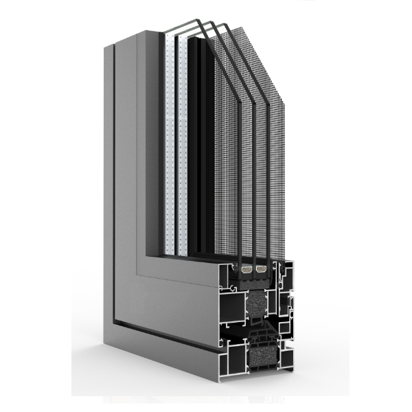 风尚110窗纱一体外开纱窗