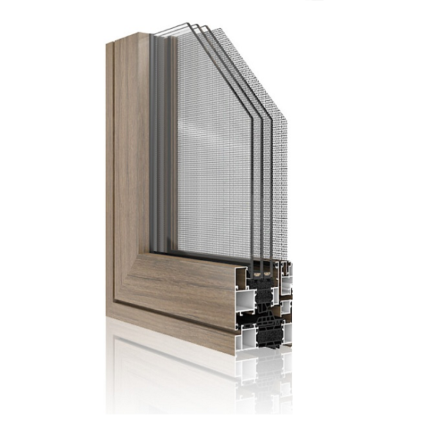 风尚90双内开门窗